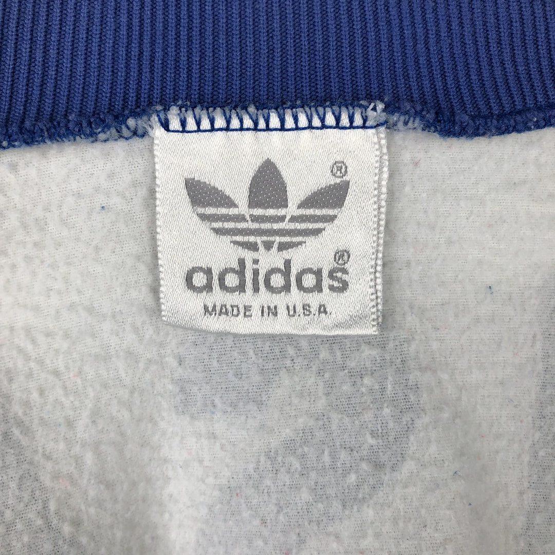 1980'S Adidas Olympic US Olympic Festival Jersey Track Jacket, Made in USA, Men's Size M (approx.), Vintage polyester blue type Vintage Second Hand