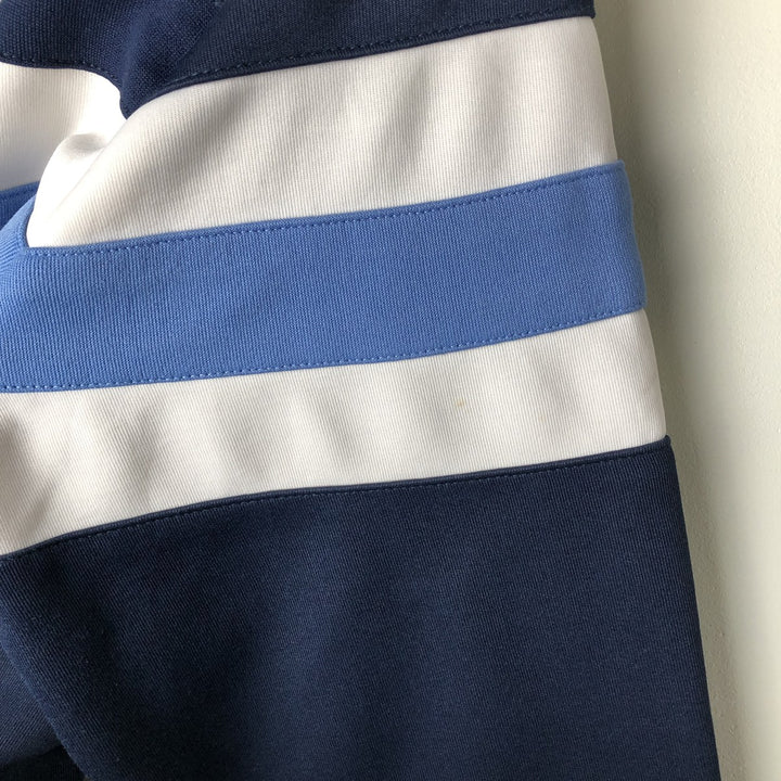 Vintage 80'S adidas track jacket, size M for men polyester white type Vintage Second Hand