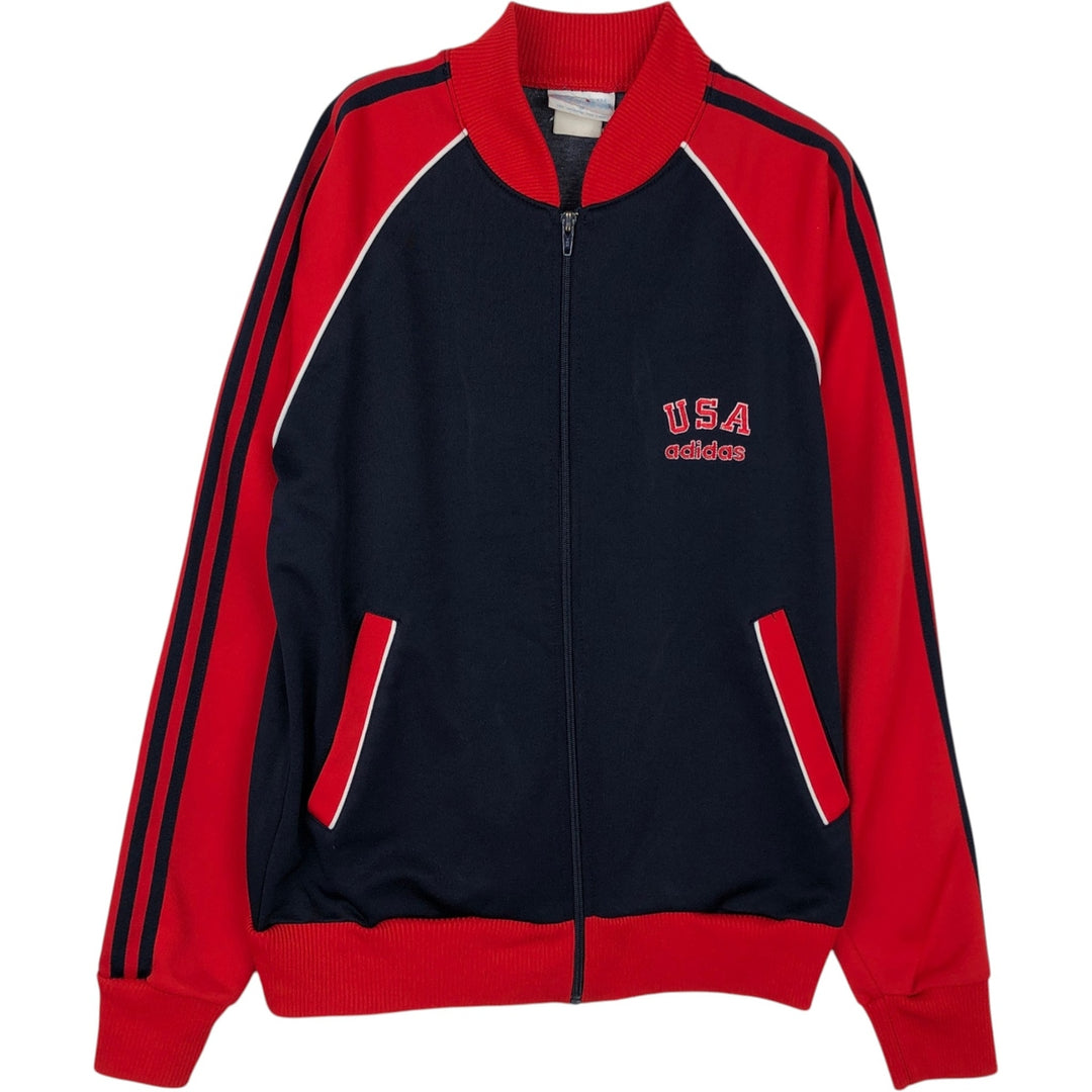 Vintage 80s-90'S Adidas track jacket, size S, men's unclear red type Vintage Second Hand