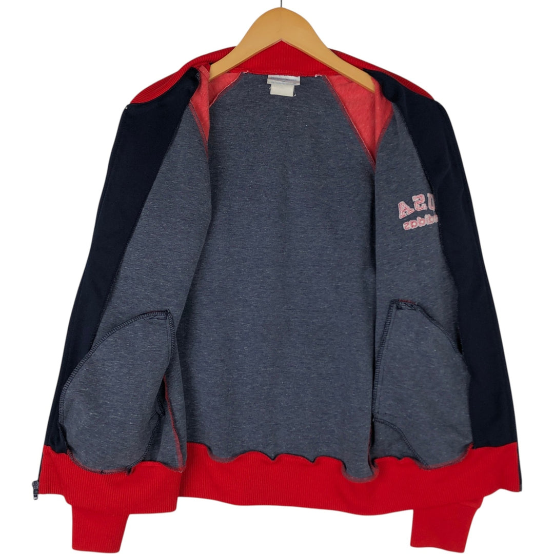 Vintage 80s-90'S Adidas track jacket, size S, men's unclear red type Vintage Second Hand