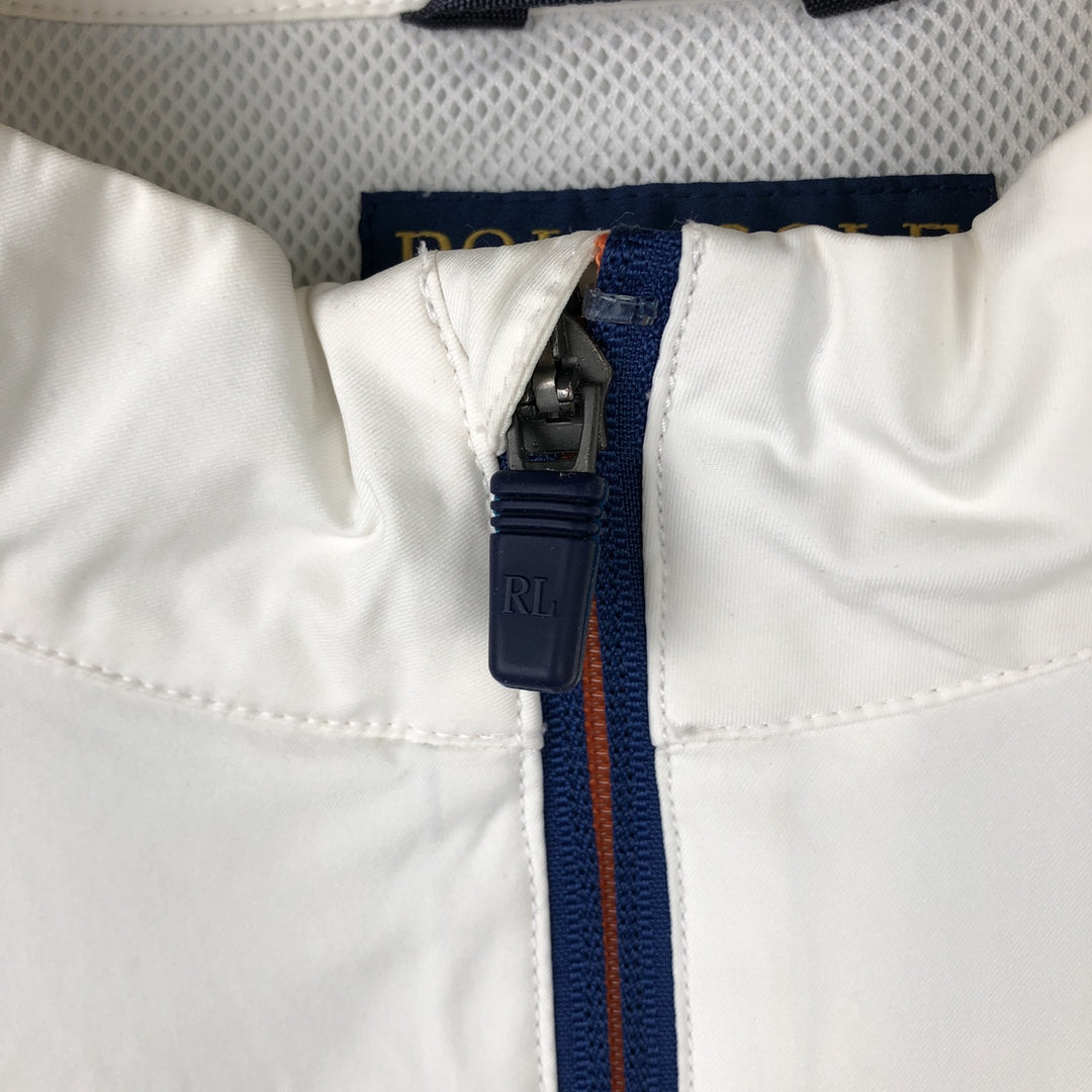 Ralph Lauren POLO GOLF nylon jacket, men's size XL Nylon navy blue type Vintage Second Hand