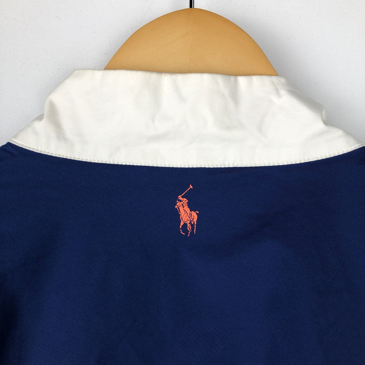 Ralph Lauren POLO GOLF nylon jacket, men's size XL Nylon navy blue type Vintage Second Hand