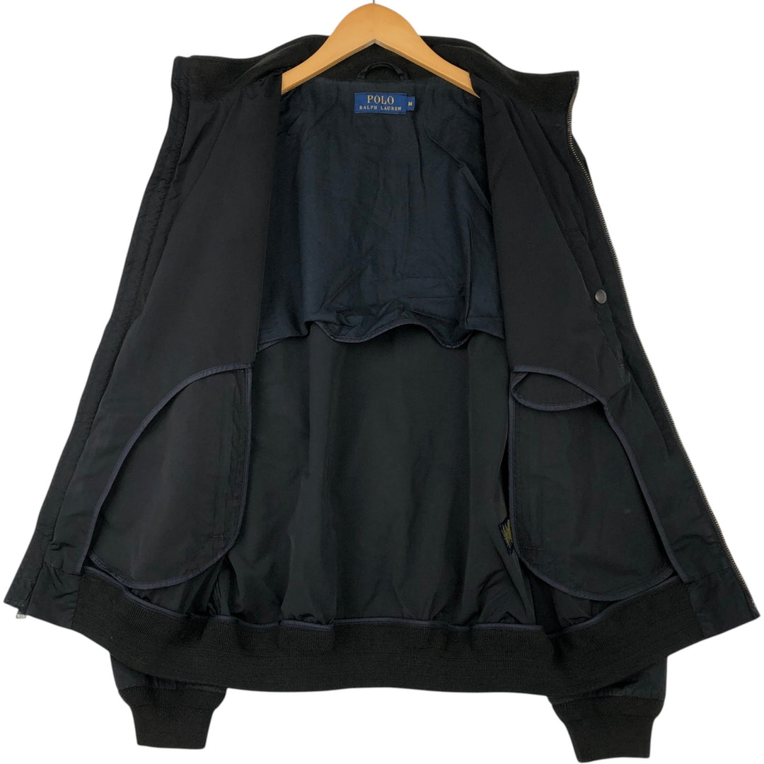 Ralph Lauren POLO RALPH LAUREN windbreaker, men's size M polyester black type Vintage Second Hand