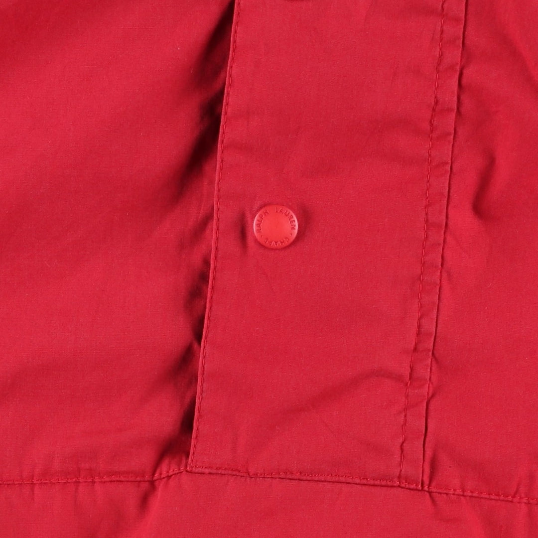 Ralph Lauren CHAPS Anorak Jacket, Men's Size L polyester red type Vintage Second Hand