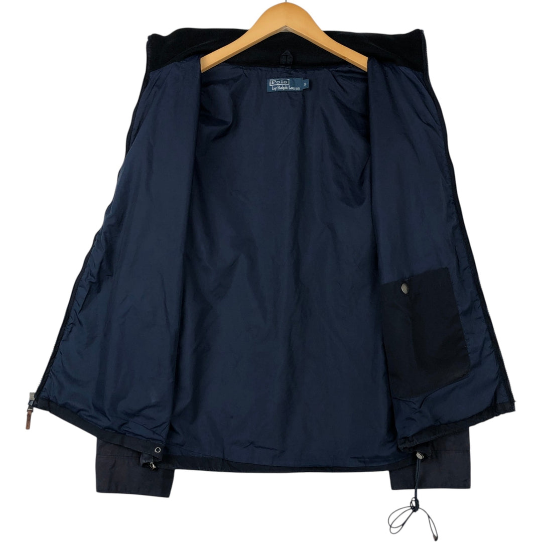 Ralph Lauren POLO by Ralph Lauren windbreaker, men's size S polyester navy blue type Vintage Second Hand