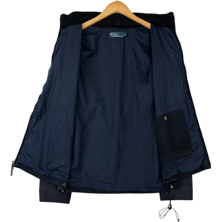 Ralph Lauren POLO by Ralph Lauren windbreaker, men's size S polyester navy blue type Vintage Second Hand