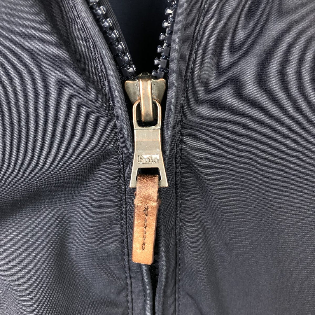 Ralph Lauren POLO by Ralph Lauren windbreaker, men's size S polyester navy blue type Vintage Second Hand