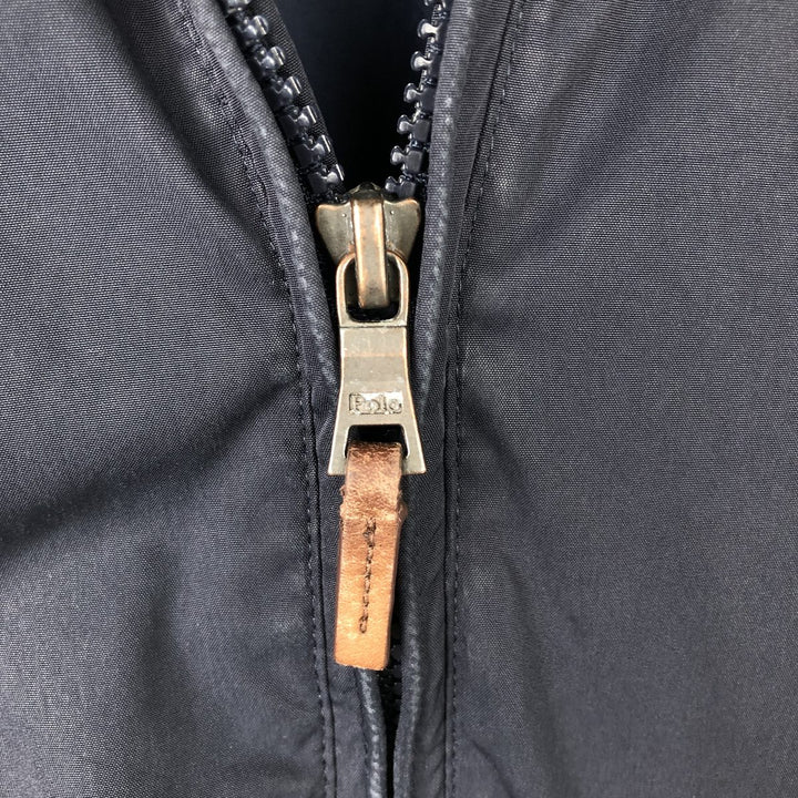 Ralph Lauren POLO by Ralph Lauren windbreaker, men's size S polyester navy blue type Vintage Second Hand