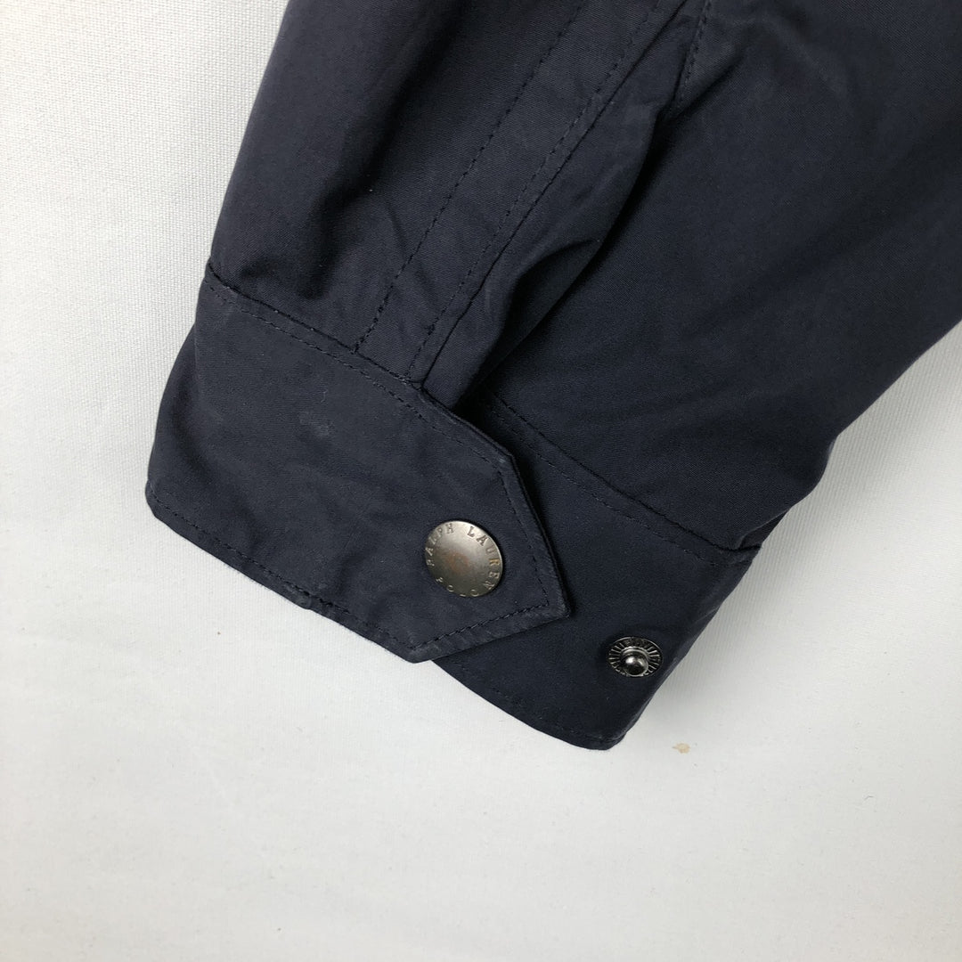 Ralph Lauren POLO by Ralph Lauren windbreaker, men's size S polyester navy blue type Vintage Second Hand