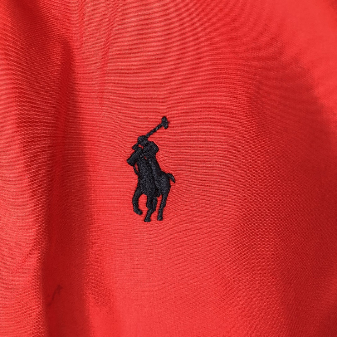 Ralph Lauren POLO by Ralph Lauren windbreaker, men's size M polyester red type Vintage Second Hand