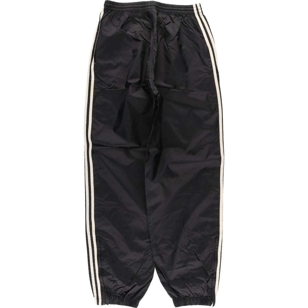 90'S Adidas nylon pants, rustling pants, men's size L, vintage Nylon black type Vintage Second Hand