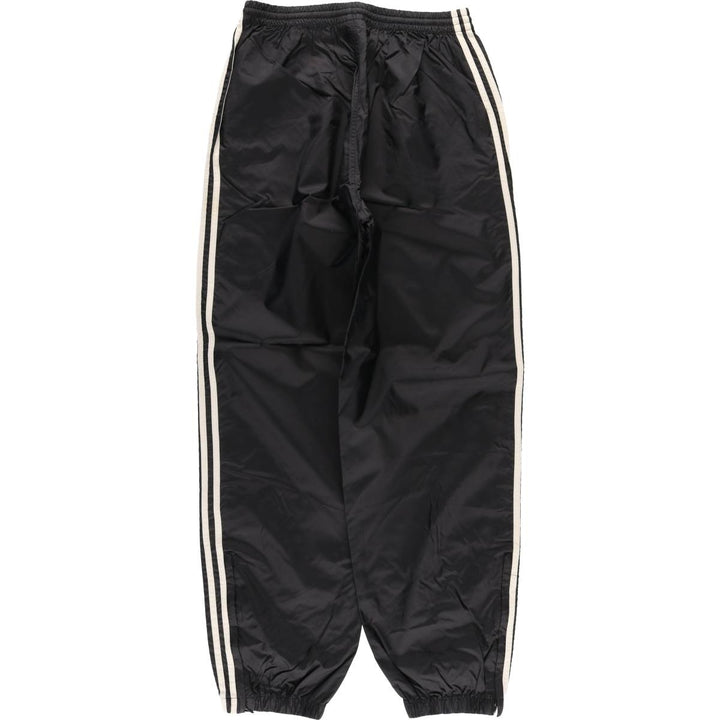 90'S Adidas nylon pants, rustling pants, men's size L, vintage Nylon black type Vintage Second Hand