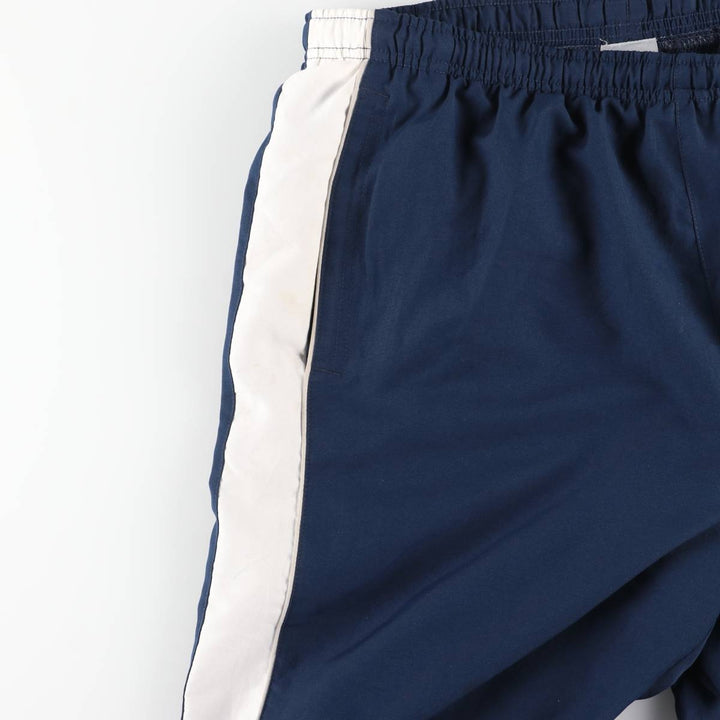 00'S Nike Warm-up Pants, Nylon Pants, Rustling Pants, Men's Size L polyester navy blue type Vintage Second Hand