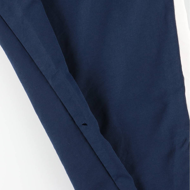 00'S Nike Warm-up Pants, Nylon Pants, Rustling Pants, Men's Size L polyester navy blue type Vintage Second Hand