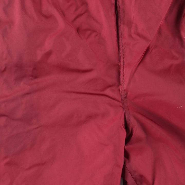 90s~00'S Adidas nylon pants, rustling pants, men's size L Nylon burgundy type Vintage Second Hand