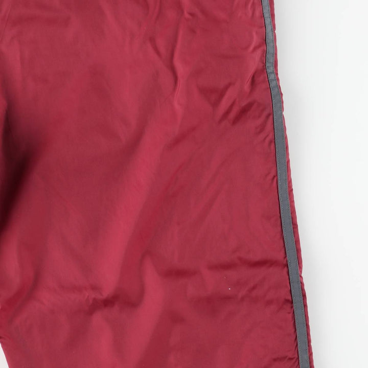 90s~00'S Adidas nylon pants, rustling pants, men's size L Nylon burgundy type Vintage Second Hand