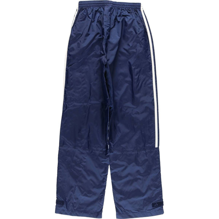 00'S Adidas nylon pants, rustling pants, men's size L Nylon navy blue type Vintage Second Hand