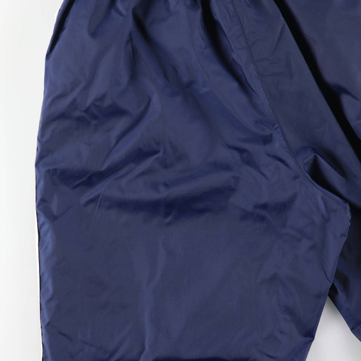 00'S Adidas nylon pants, rustling pants, men's size L Nylon navy blue type Vintage Second Hand