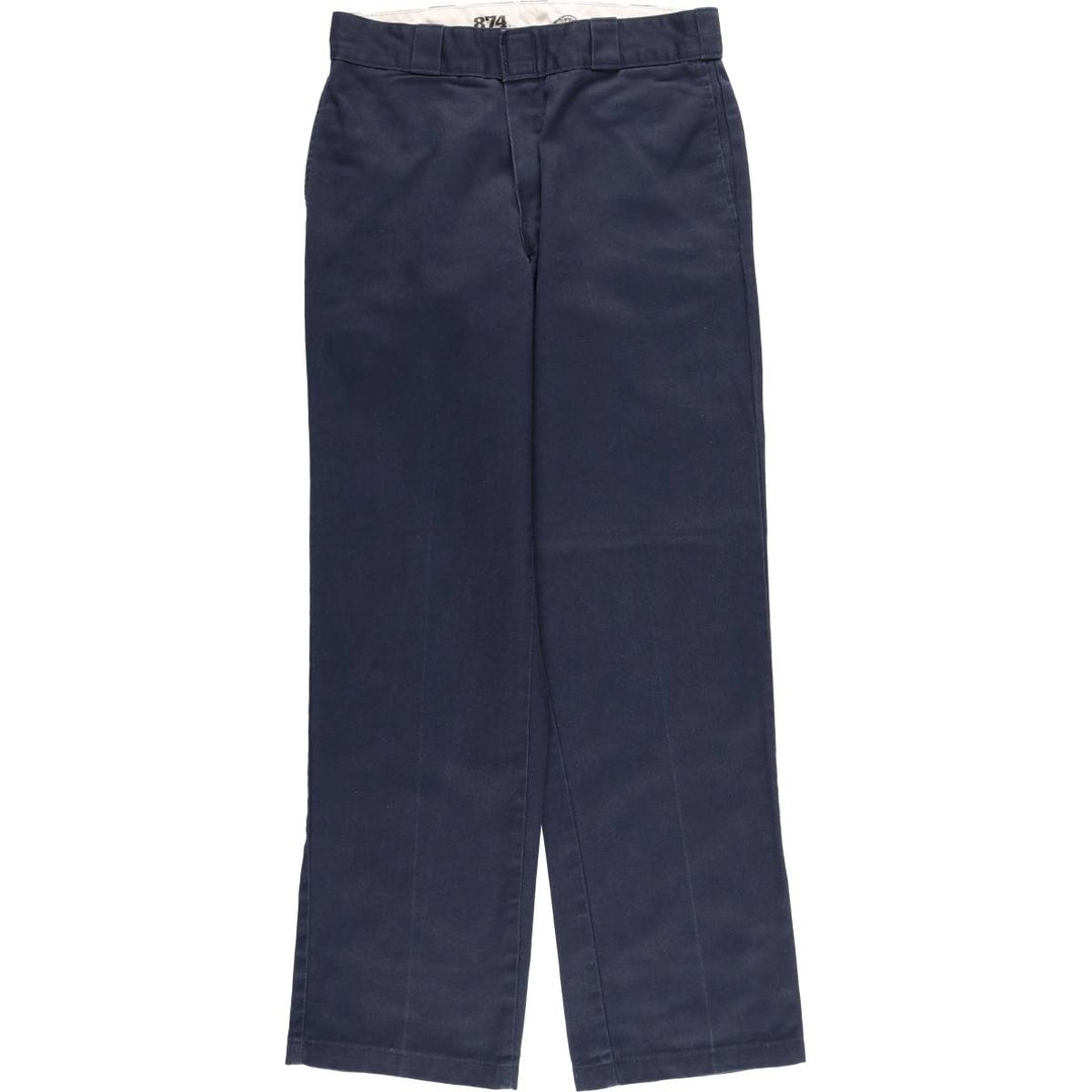 Dickies 874 Original Fit Work Pants, Men's, Size W31 polyester navy blue type Vintage Second Hand