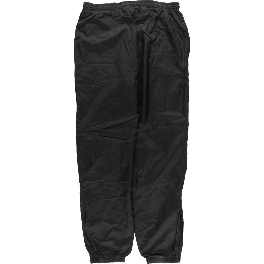 80s-90'S Adidas nylon pants, rustling pants, men's size L, vintage Nylon black type Vintage Second Hand