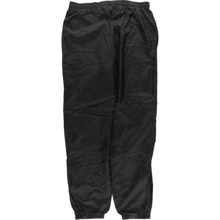 80s-90'S Adidas nylon pants, rustling pants, men's size L, vintage Nylon black type Vintage Second Hand