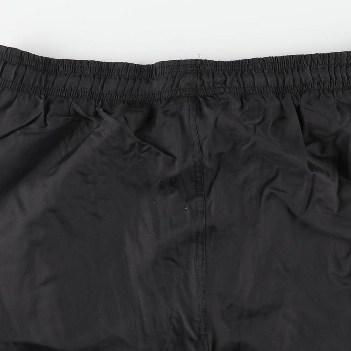 80s-90'S Adidas nylon pants, rustling pants, men's size L, vintage Nylon black type Vintage Second Hand