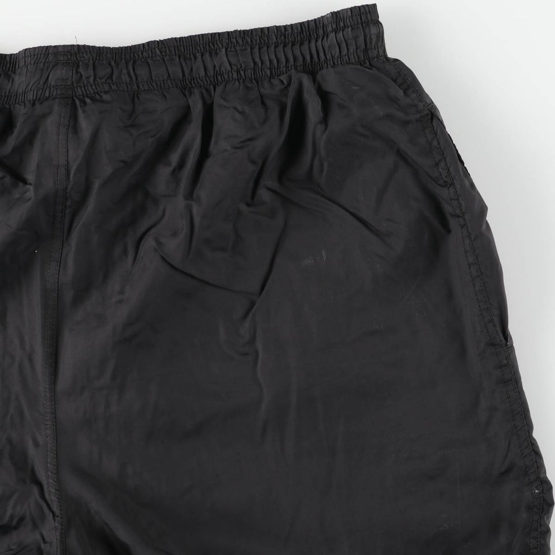 80s-90'S Adidas nylon pants, rustling pants, men's size L, vintage Nylon black type Vintage Second Hand