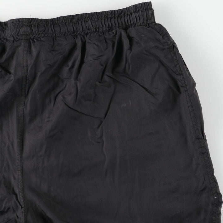 80s-90'S Adidas nylon pants, rustling pants, men's size L, vintage Nylon black type Vintage Second Hand