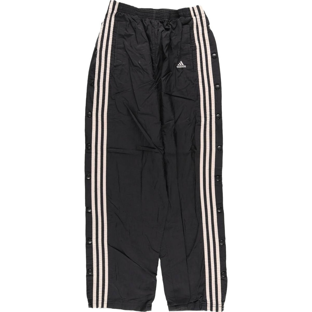Vintage 90s-00'S Adidas nylon pants, crinkle pants, men's size M Nylon black type Vintage Second Hand