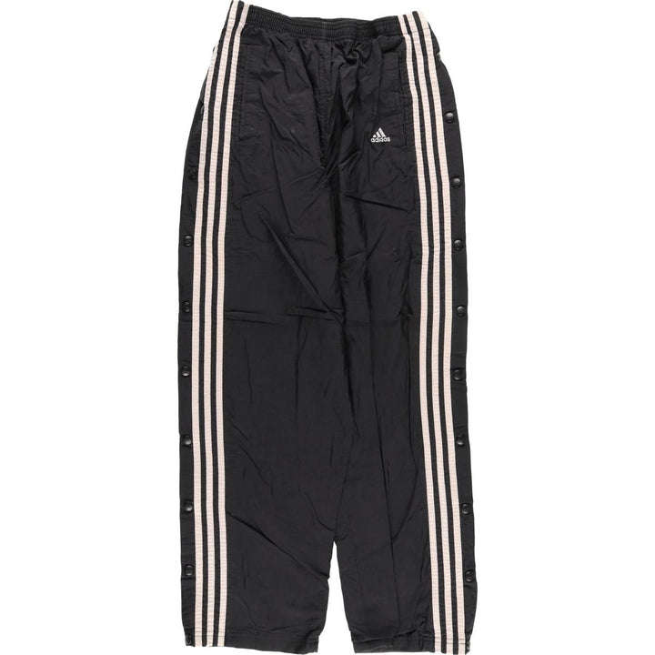 Vintage 90s-00'S Adidas nylon pants, crinkle pants, men's size M Nylon black type Vintage Second Hand
