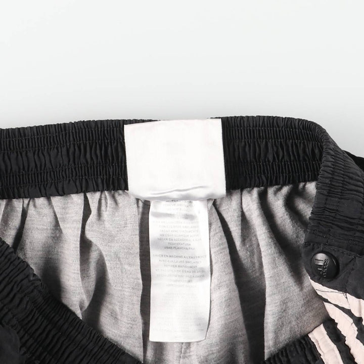 Vintage 90s-00'S Adidas nylon pants, crinkle pants, men's size M Nylon black type Vintage Second Hand