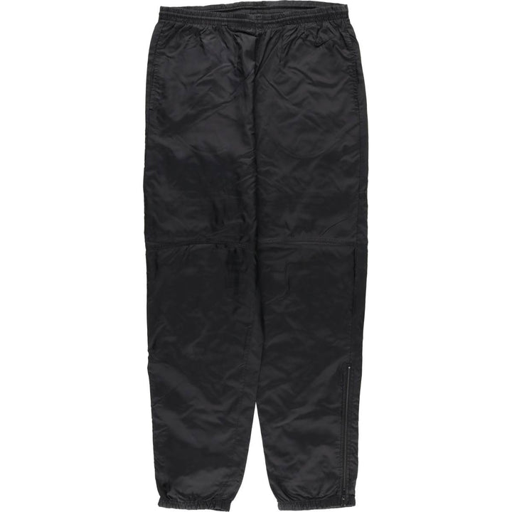 90'S - Nike Nylon Pants, Shaka Shaka Pants, Men's Size Medium, Vintage Nylon black type Vintage Second Hand