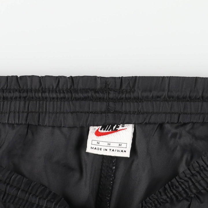 90'S - Nike Nylon Pants, Shaka Shaka Pants, Men's Size Medium, Vintage Nylon black type Vintage Second Hand