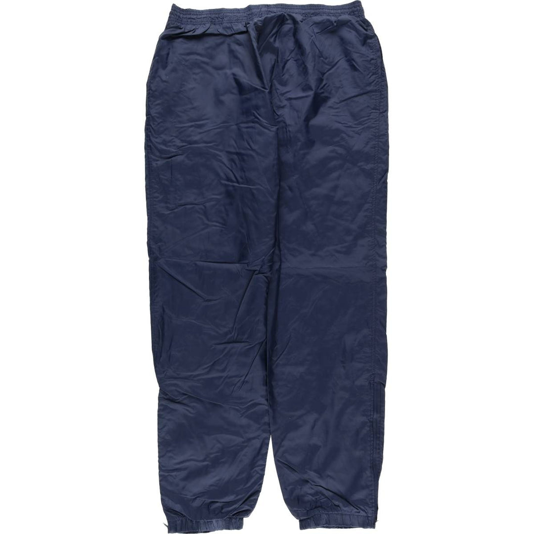 Vintage 80s-90'S Adidas nylon pants, crinkle pants, men's size L Nylon navy blue type Vintage Second Hand