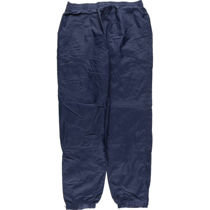Vintage 80s-90'S Adidas nylon pants, crinkle pants, men's size L Nylon navy blue type Vintage Second Hand
