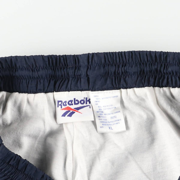 90'S Reebok Nylon Shaka Shaka Pants, Men's XL, Vintage Nylon navy blue type Vintage Second Hand