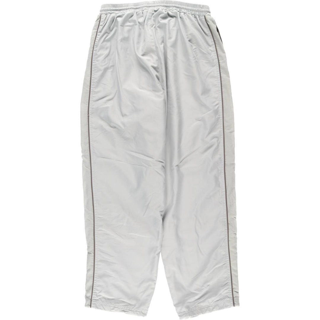 Vintage 90s-00'S Adidas nylon pants, crinkle pants, men's size L unclear gray type Vintage Second Hand