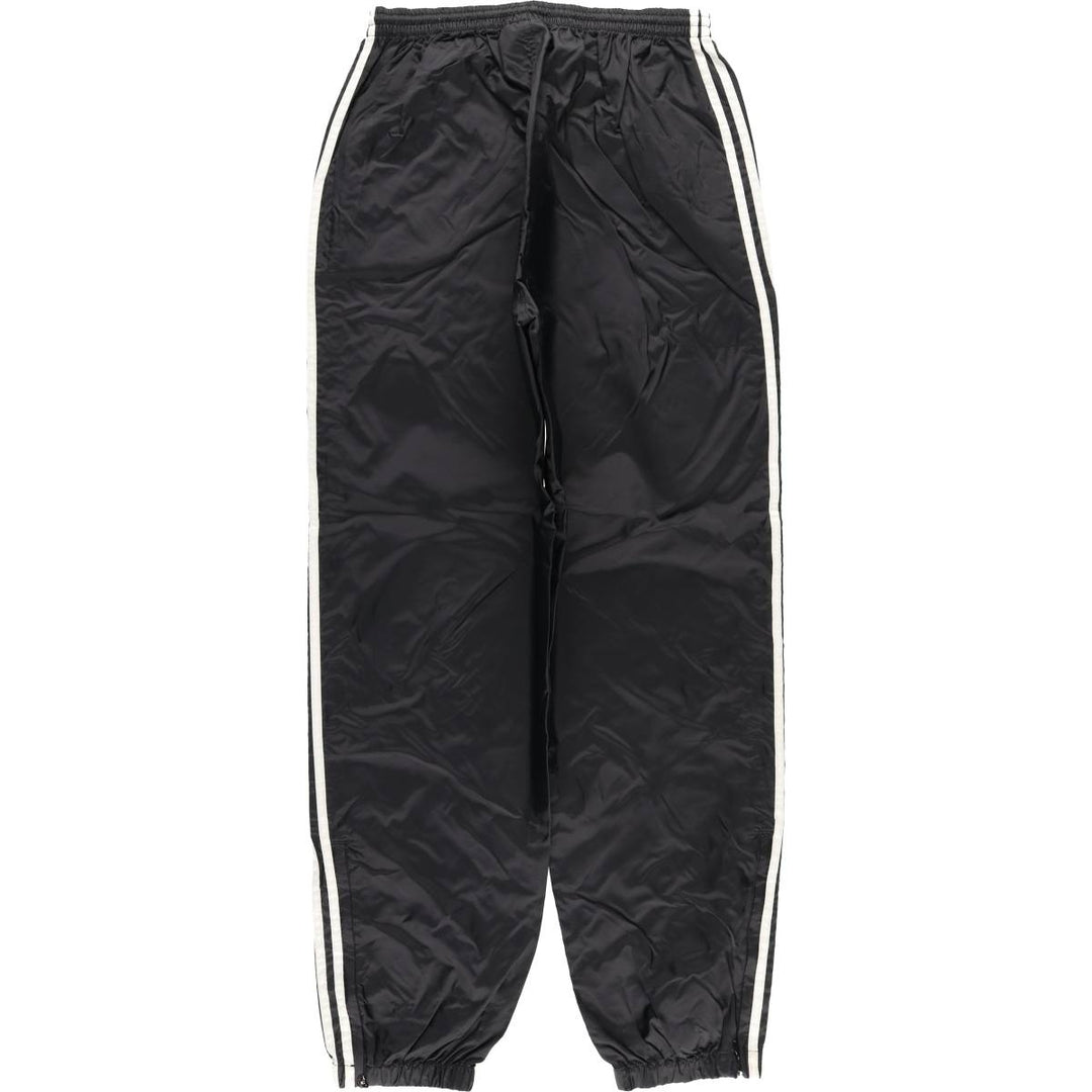 Vintage 90s-00'S Adidas nylon pants, crinkle pants, men's size L Nylon black type Vintage Second Hand