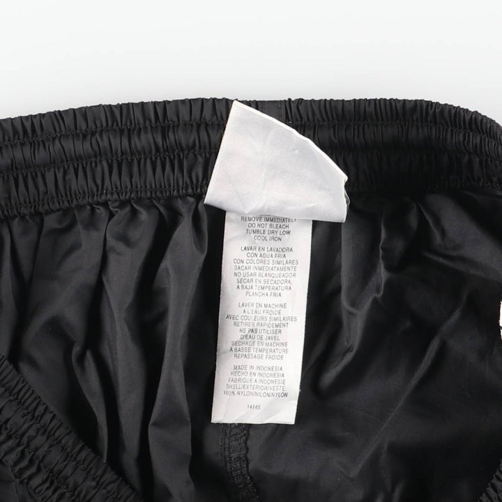 Vintage 90s-00'S Adidas nylon pants, crinkle pants, men's size L Nylon black type Vintage Second Hand
