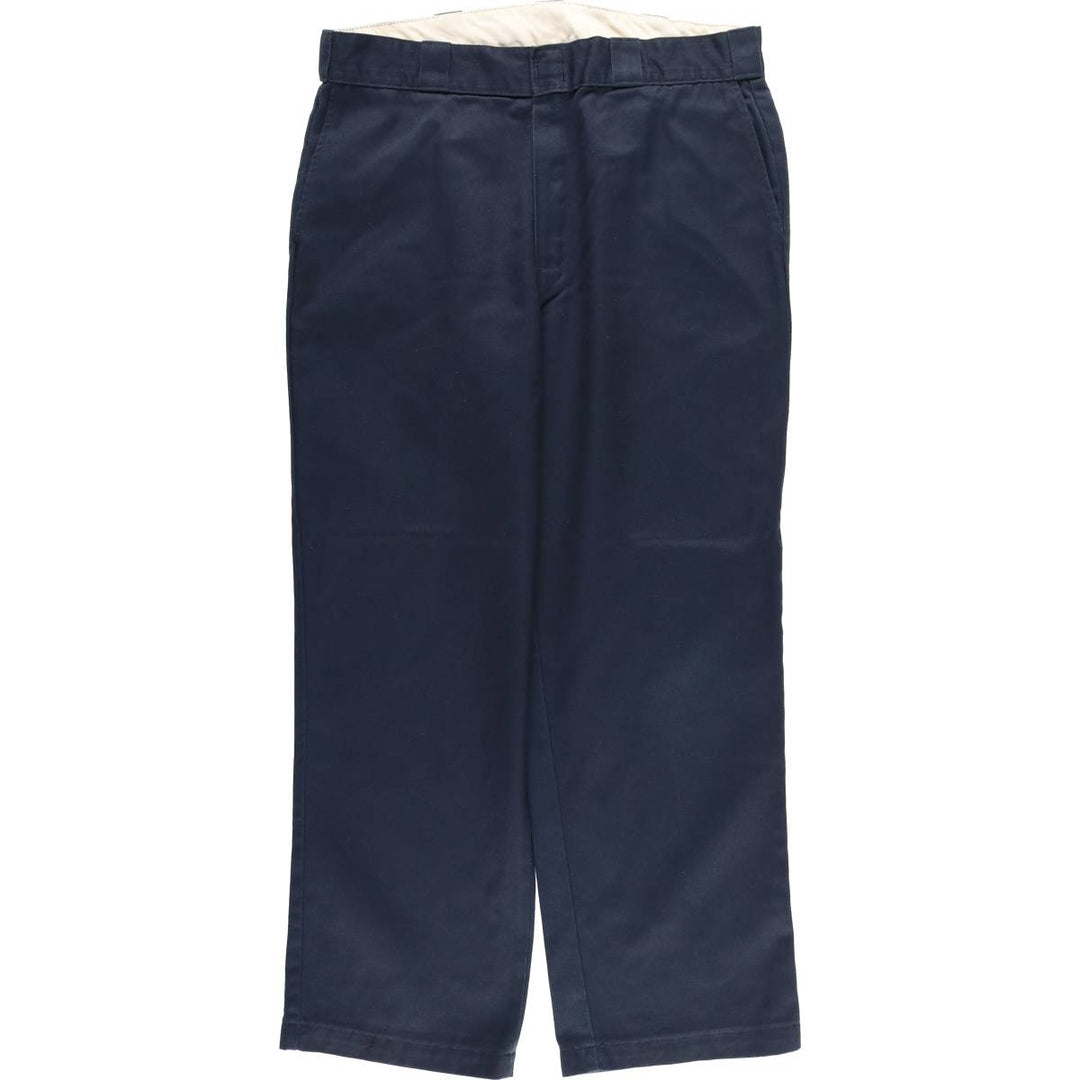 Dickies 774 Original Fit Work Pants, Men's, Size W35 polyester navy blue type Vintage Second Hand