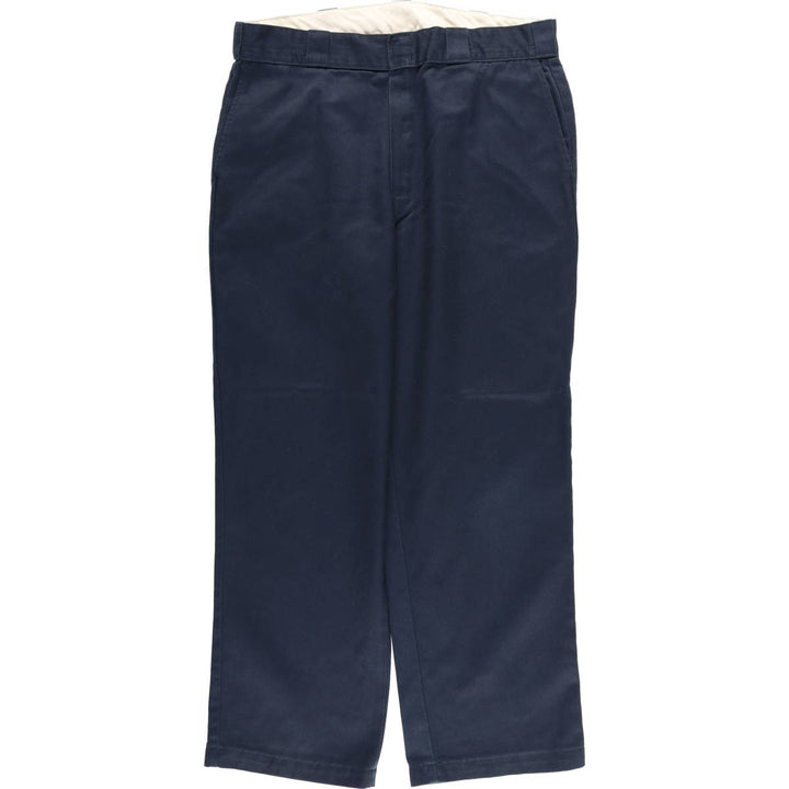 Dickies 774 Original Fit Work Pants, Men's, Size W35 polyester navy blue type Vintage Second Hand