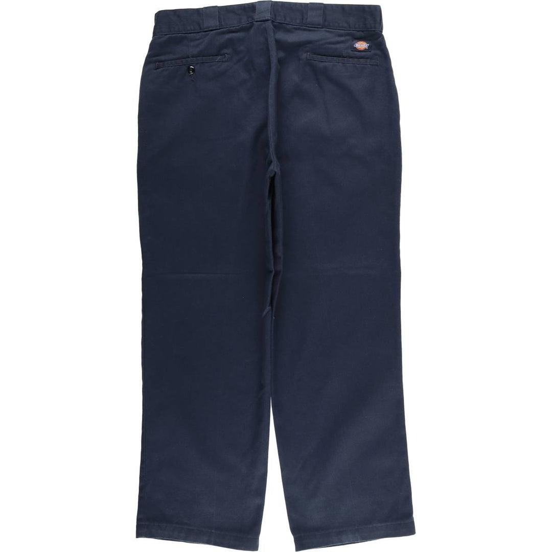 Dickies 774 Original Fit Work Pants, Men's, Size W35 polyester navy blue type Vintage Second Hand