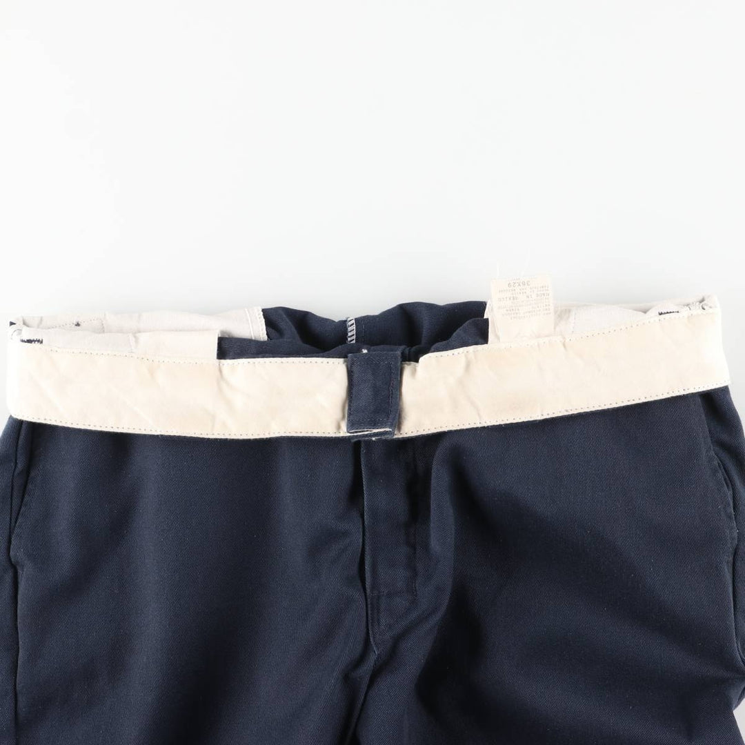 Dickies 774 Original Fit Work Pants, Men's, Size W35 polyester navy blue type Vintage Second Hand