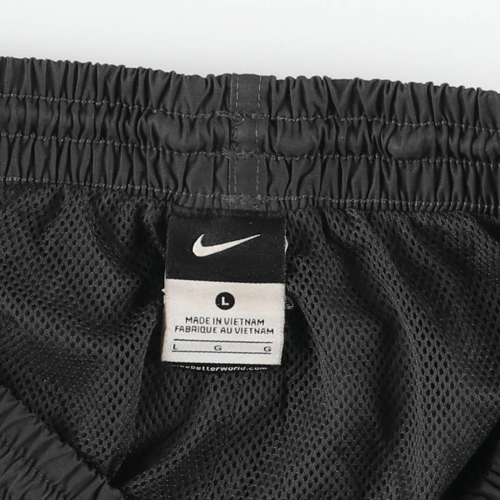 Nike NIKE Warm-up pants, nylon pants, rustling pants, men's size L polyester black type Vintage Second Hand