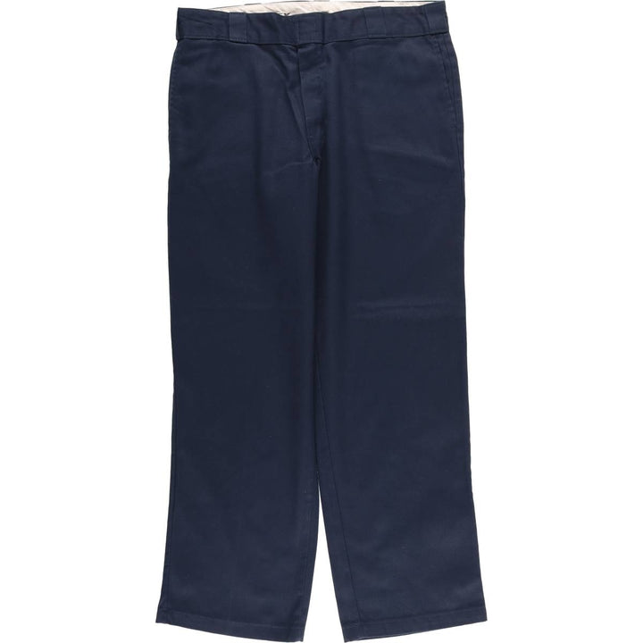 Dickies 874 Flex Original Fit Work Pants, Men's, Size 35 polyester navy blue type Vintage Second Hand