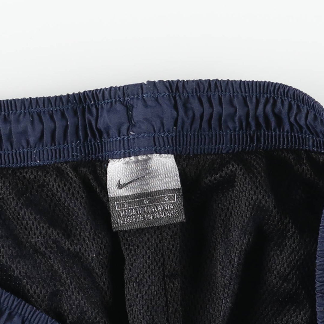 00'S Nike Nylon Pants, Shaka Shaka Pants, Men's L size Nylon navy blue type Vintage Second Hand