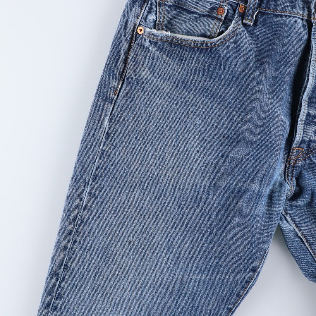 Levi's 501 straight denim pants for men, size W36 cotton blue type Vintage Second Hand
