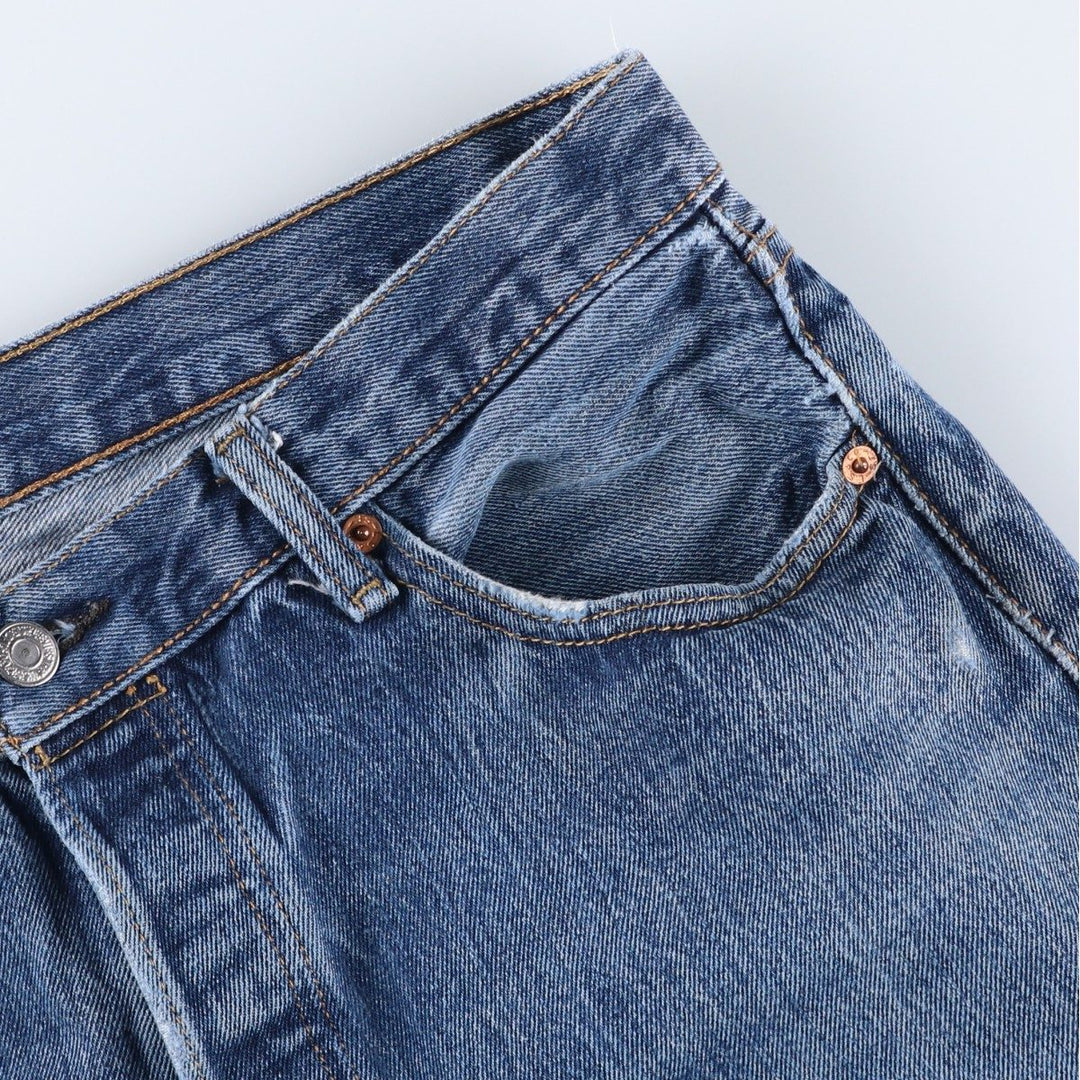 Levi's 501 straight denim pants for men, size W36 cotton blue type Vintage Second Hand