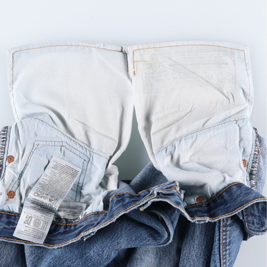 Levi's 501 straight denim pants for men, size W36 cotton blue type Vintage Second Hand