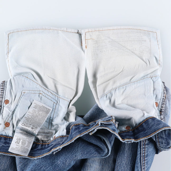 Levi's 501 straight denim pants for men, size W36 cotton blue type Vintage Second Hand